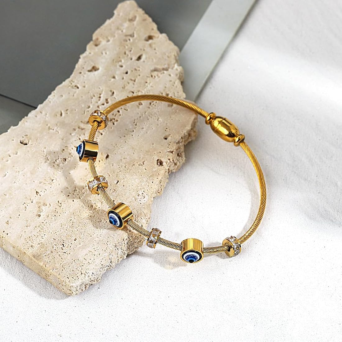 Evil Eye Anti Tarnish Bracelet