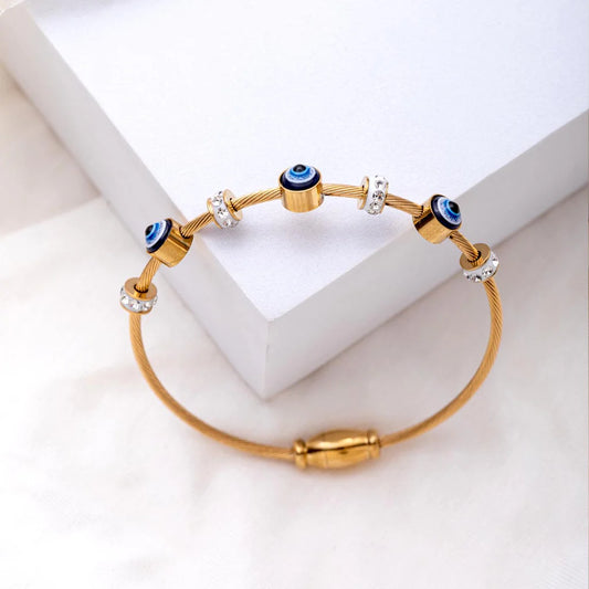 Evil Eye Anti Tarnish Bracelet