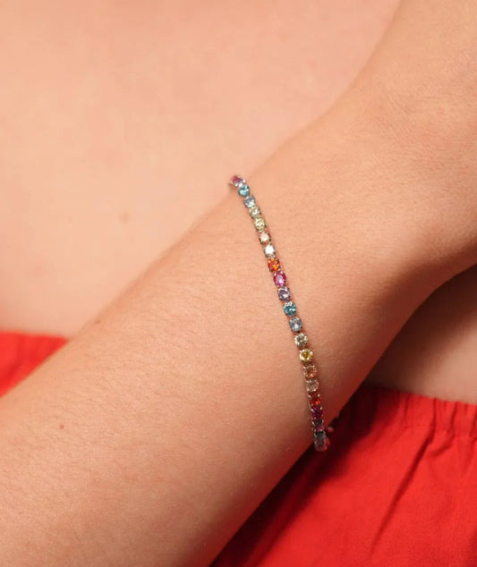 Multicolor Crystal Stretchable Bracelet