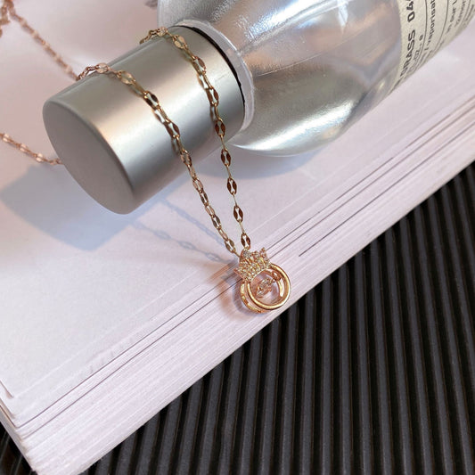 Crown Pulsatile Diamond Necklace