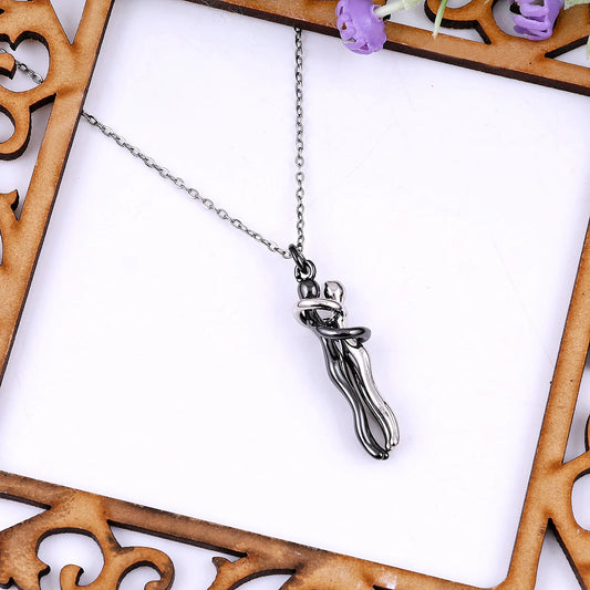 Couple Hug Necklace