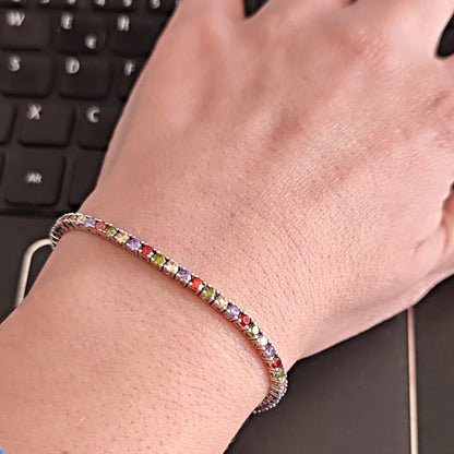 Multicolor Crystal Stretchable Bracelet
