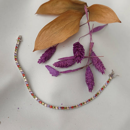 Multicolor Crystal Stretchable Bracelet
